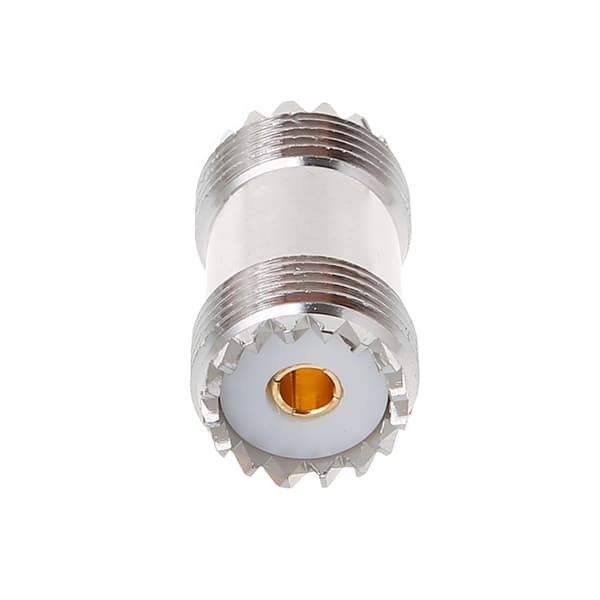 UHF SO239 hona till hona Jack Panel Mount RF koaxialadapterkontakt rak