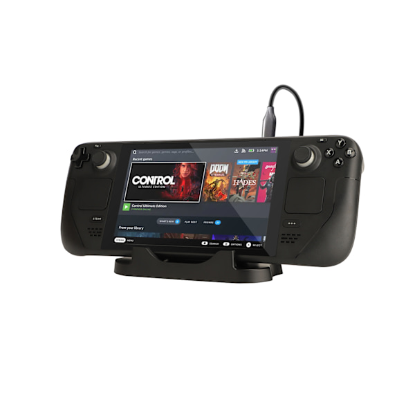 Spelkonsolhållare Dock Hyllor Display för Steam Deck Mobiltelefon Surfplatta