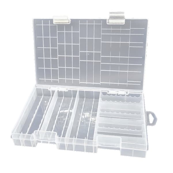 Batterioppbevaringsboks for 60 AA 40 3A Batterier Beholder Lettvektsdesign