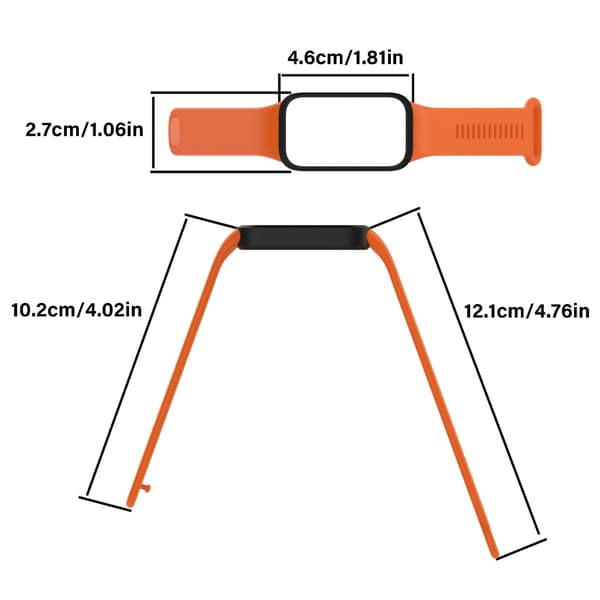 Smartwatch Silikone Urrem Blød Urrem med Quick Release Design til Band 9 Active/til Band 3 Black