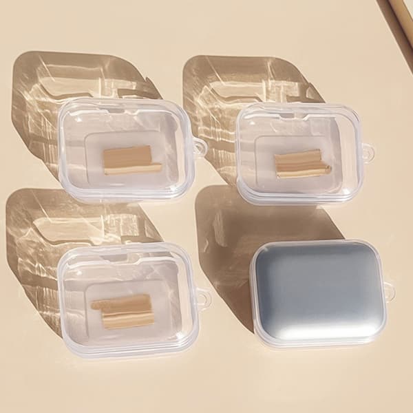 Silikonbeskyttelse for ørepropper, støtsikkert skall, vaskbart etui for Buds Air 7 Clear