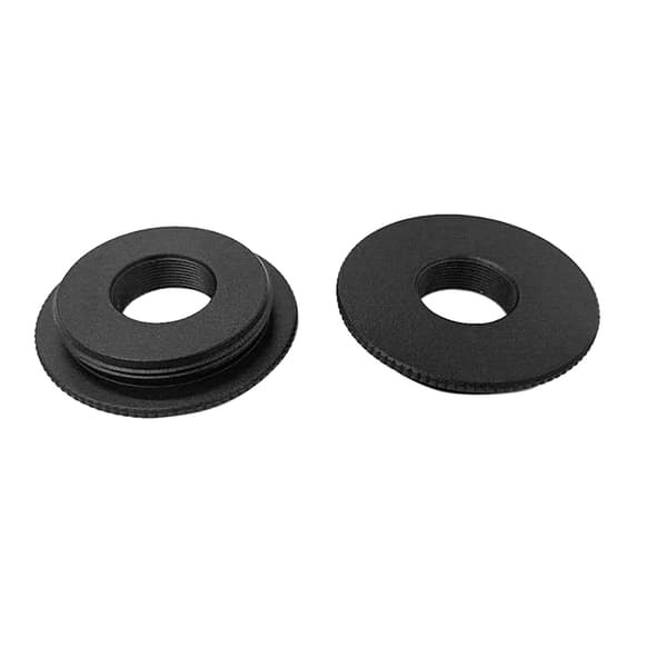 Holdbar CS til M12 Mount Board Linse Konverter Adapter Ring Sort til TVI CVI Boks Black