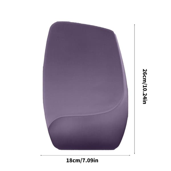 Komfortabel silikone musemåtte med ergonomisk håndledsstøtte blød til kontoret Yellow brown