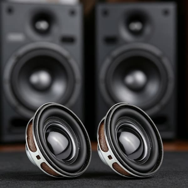 3W 4Ohm Højttaler 1.5Tommer Rund Form Højttaler Bluetooth-Kompatibel null - 1pc