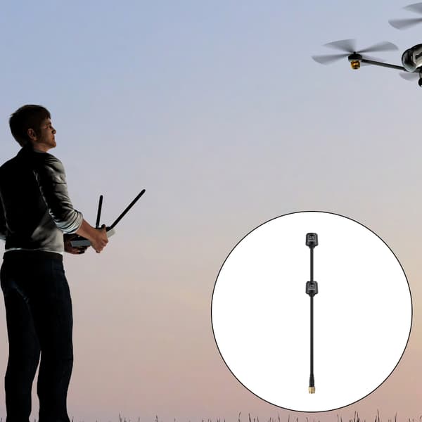 Optimals Reception 5.8G FPV Antenner LHCP SMA Doble Antenner for FPV Systemer null - LHCP  170mm