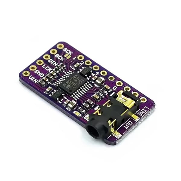 Modul for tapsfrie stereokonvertere for Raspberry 5V strømforsyning I2S-grensesnitt 1 set