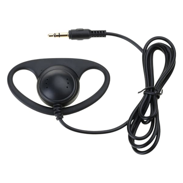 USB C/3,5 mm enkelt sidet ørekrog høretelefon 32Ohm til guidesystemer telefon tablet null - 3.5 elbow