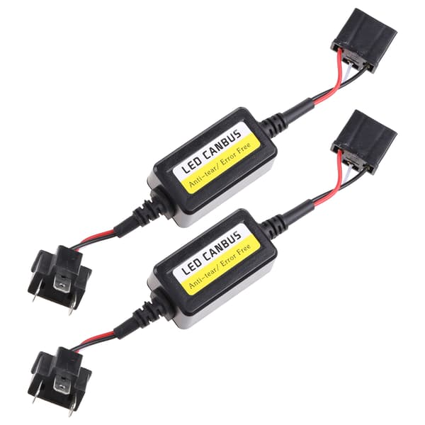 2 st Bil LED Strålkastare Canbus Decoder Canceller Felfri Anti-flimmer Resistor