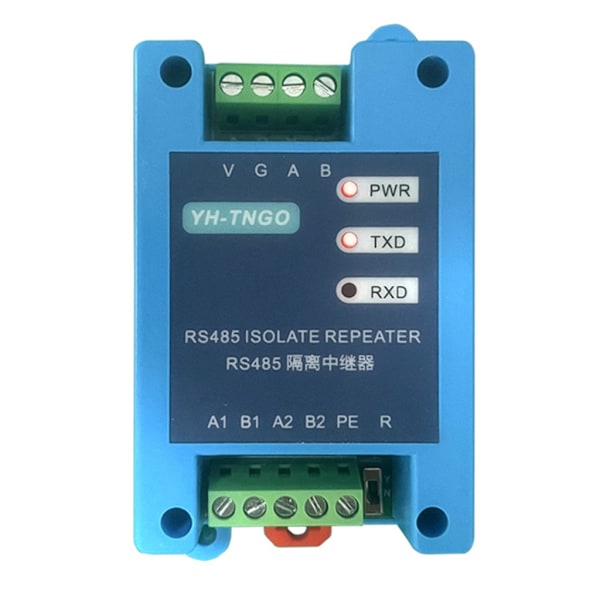 RS485 Hub Isolationsrepeater Dubbla Värd Seriell Port Datadelning Distributor