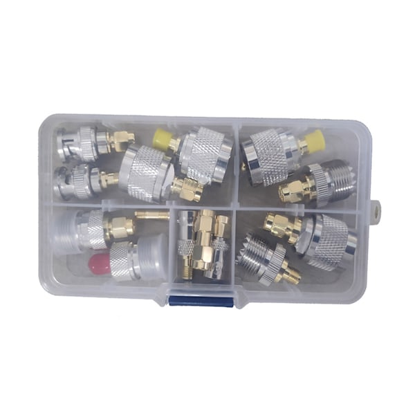 14-pack BNC till UHF-adapter Koaxial BNC hane till UHF RF BNC UHF-radioadapter-kit