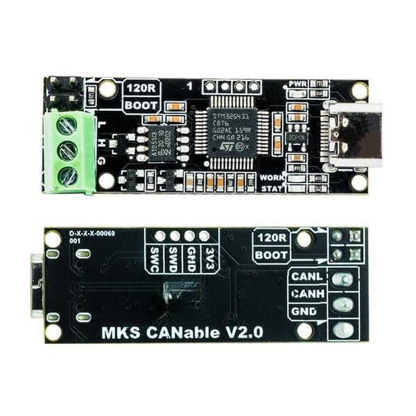 CANable 2.0 CANbus Transceiver USB til CAN Protokol Analysatorer CAN2.0 Seriel Controller CANable Baseret på STM32G431C8T6