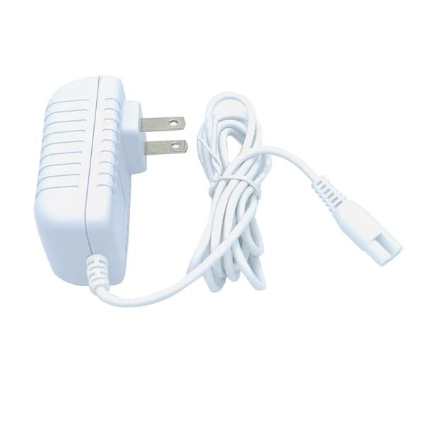 To-benet oplader strømadapter 3V til Waterpik WP360 WP450 WP450EC WP462EC White EU