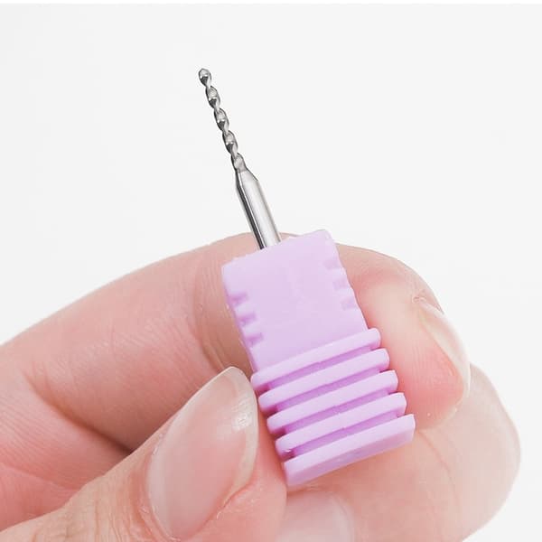Præcis Manicure Poleringshoved Neglekunst Piercing Borebit til Jævn Finish