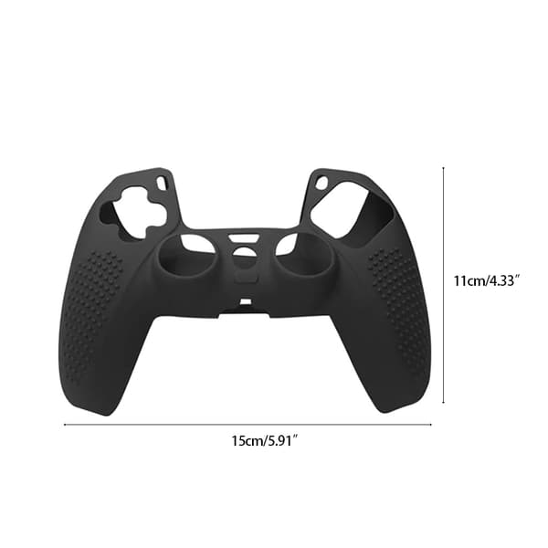 Controller Skin Protector Silikone Joystick til Etui Beskyttelsescover Egnet til Black