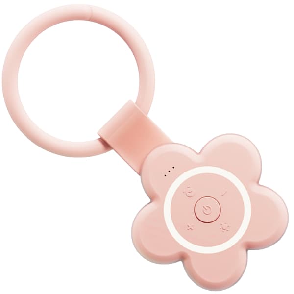 Babysömnlugnande vitbrusmaskiner bärbara timerfunktion resevänlig klämma på barnvagnshögtalare 88mm A