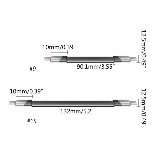 Til 3 kabel 60W 40Gbps til 3 certificeret USB C kabel til MacBook med Emark chip 150MM - A