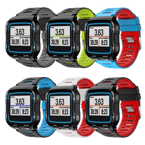 Silikonebånd Quick Release Rem til Garmin-Forerunner 920XT Smartwatch Armbånd White Red