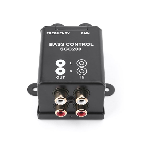 Bil Ljud Regulator Förstärkare Bas Subwoofer Stereo Equalizer Kontroller 4 RCA
