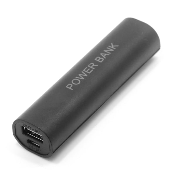 18650 Powerbank Fodral Power Bank Skal för Mobiltelefoner MP3 MP4 PDA GPS Svetsfri Mobil Strömförsörjning Lättvikt White