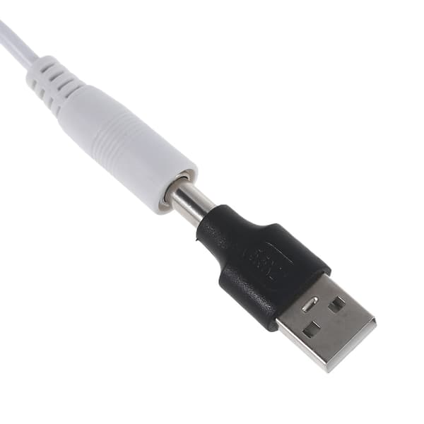 USB-DC-sovitin USB 2.0 A Naaras/Uros - DC 5.5x2.1mm Naaras/Uros Liitin