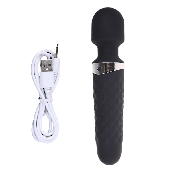 Kvinnor Vibrator Vattentät - Vibratorwoman Mest Kraftfull - 7-Frekvens USB Black