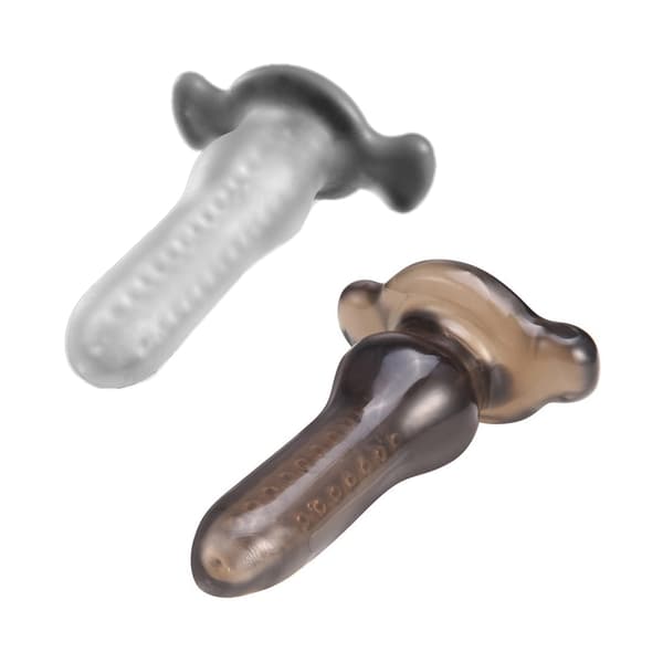 Silikone Anals Plug Hul Anals Butt Plug Sleeve Extender Velegnet til Begyndere Black