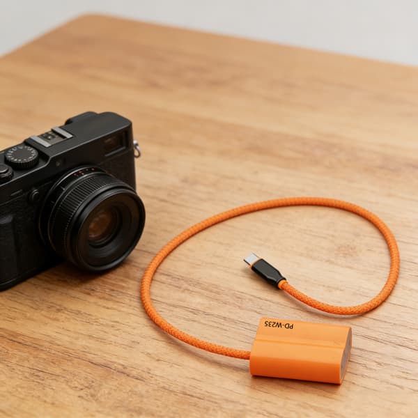 USB C til W235 dummybatteri til X-serie kameraer som XT5 XH2S GFX100S