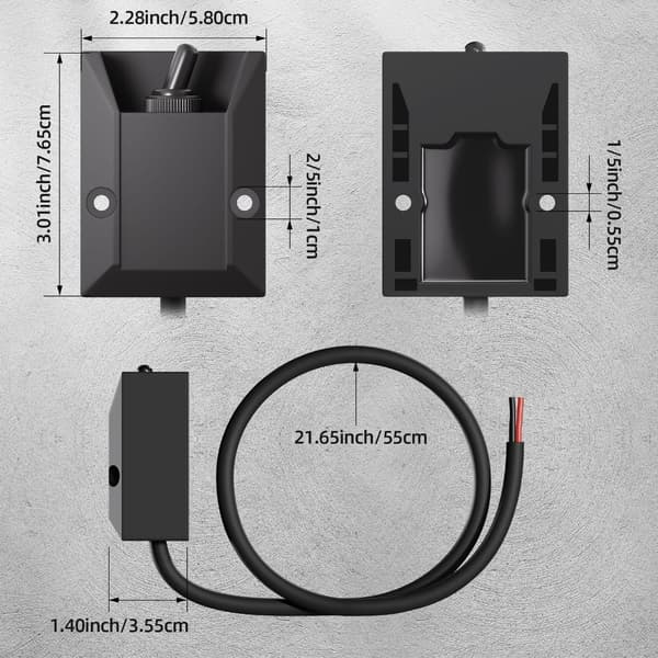 264346-101 Vippekontakter Erstatning 12V til Bil Marine Elektrisk System