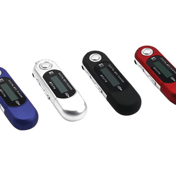 Bærbar MP3-musikafspiller med direkte USB-forbindelse og understøttelse af ekstern hukommelse Blue
