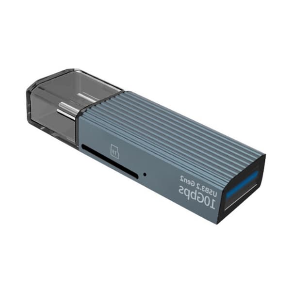 USB C uros–USB 3.2 Gen2 naaras -sovittimet sisäänrakennetulla TF-korttipaikalla puhelimille