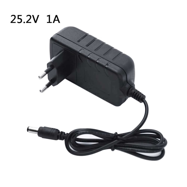 US/EU Stik 25.2V 1A Oplader 25.2V Lithium Batteri Oplader Strømadapter Bærbar EU