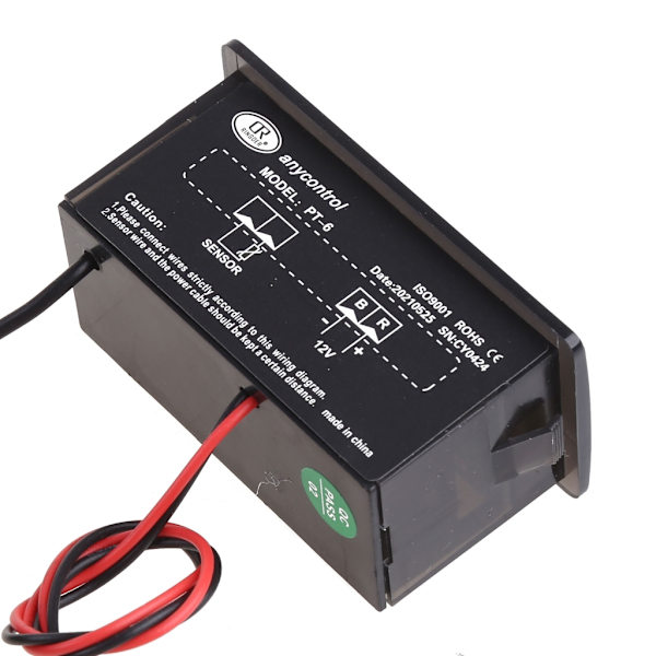 Varm 12V fordonsbil LED digital termometer temperaturmätare -40~110°C