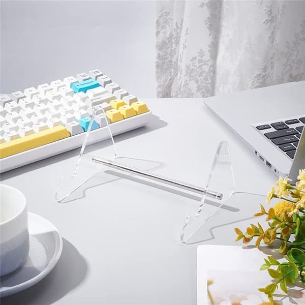 Keyboard Display Keyboard Holder Transparent Akryl Keyboard Stand Computer Three layers
