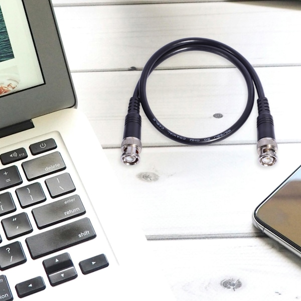 BNC Han till BNC Han Koaxialkabel BNC-kabel för antenner modem oscilloskop