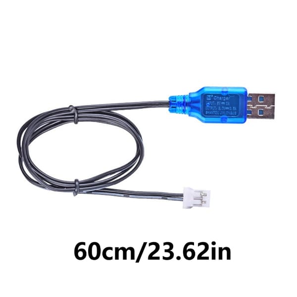 PH2.0 2P USB-ladekabel for 3.7V Litium 18650 Batterier i Elektronikk Reverse