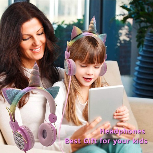 Barnheadset Lärande Rekvisita Universal 3.5mm Jack Bra Hjälp för Onlineklass