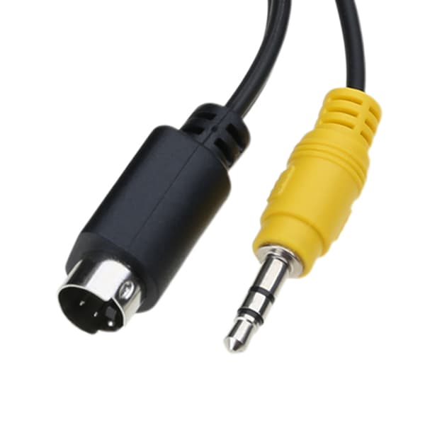 4-nastainen S-Video - 3RCA urosliitin videoadapterikaapeli