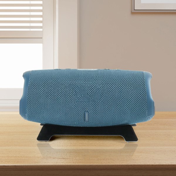 Platsbesparande skrivbordsställ Akryl skrivbordsfäste för Charge 5 Smart Speaker