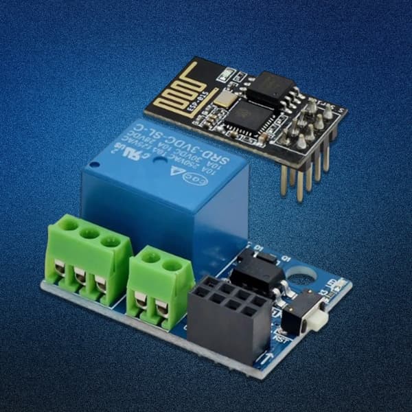 ESP8266 Baseret ESP01S Relæmodul med Androids App Support til IoT Hjemmeautomatiseringssystemer Mobil Enhedsintegration null - With ESP01