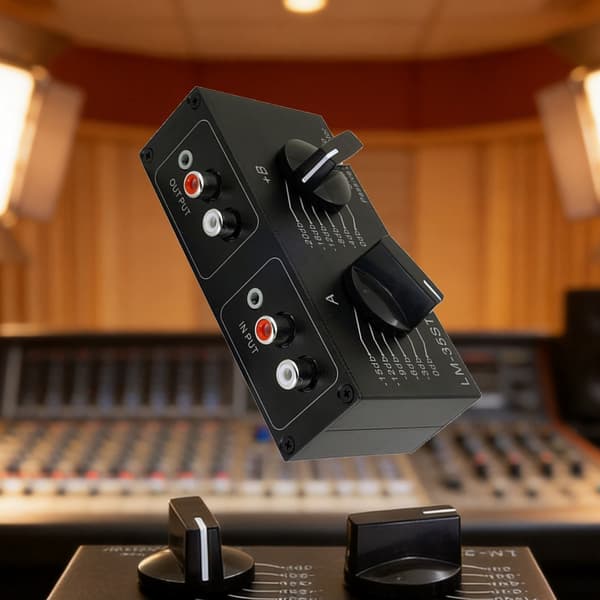 Passiv lydniveauregulator Stereo Attenuator 6-positions omskiftelig indstilling