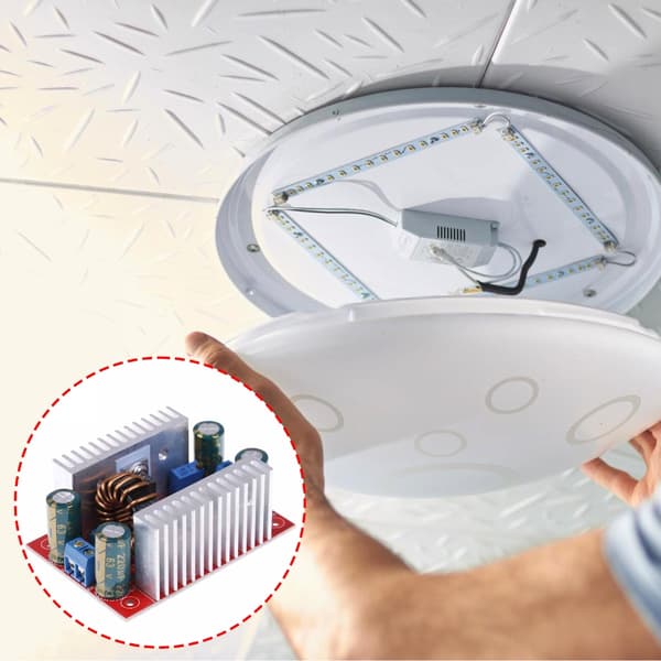 Højeffekts 400W Boost Konverter Modul Konstant Strøm 8.5-50V til 10-60V