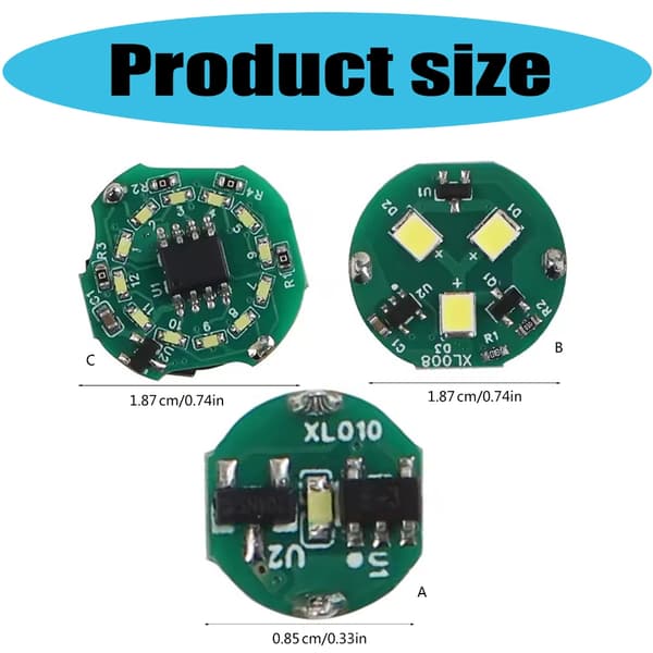 LED-lys med magnetisk kontrol DIY 3D-printmodeldelringe/enkelt/Y-form LED-lystilbehør til Voron AD5M null - Single LED