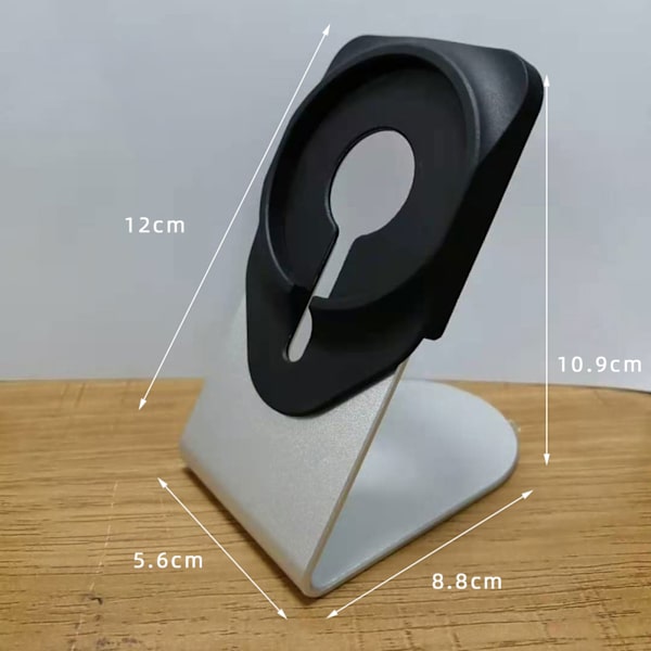 Halkskyddande stativhållare i aluminiumlegering för telefon 12 Mini Pro Max Gray