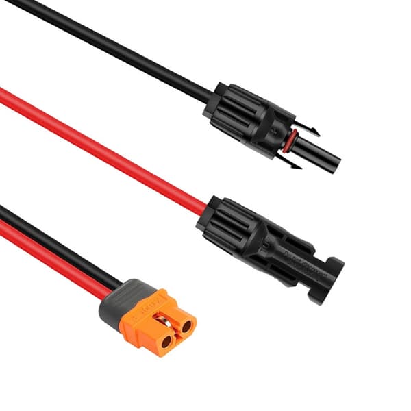 Solar XT60 Forlænger Solpanel Adapter Kabel 12AWG XT60i Stik til Strøm 91.5cm