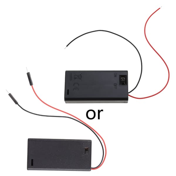 AA Batterifodral med strömbrytare och kablar Ny AA Batterilåda 2 celler / 4 celler null - Section 2