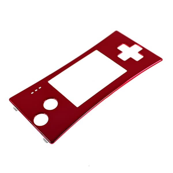 Erstatningsfrontkabinet til skal til etui til Game Boy Micro til GBM-spilkonsol Front Faceplate Cover til etui Repa Gold