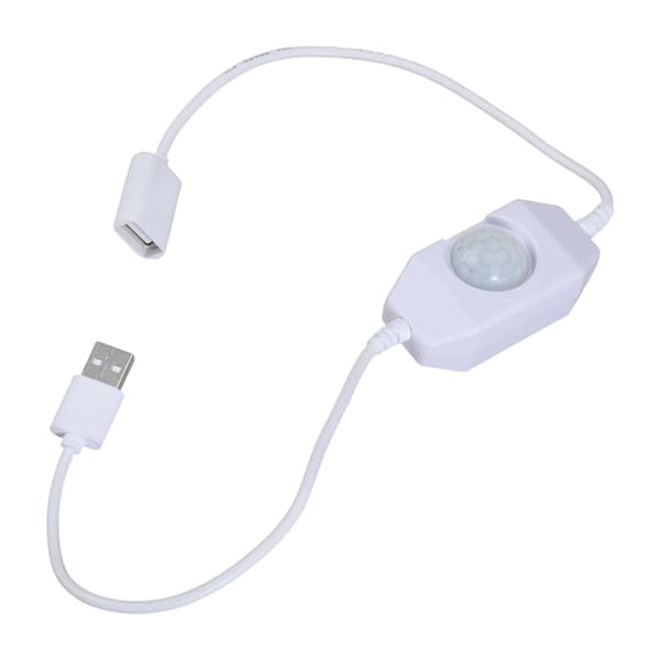 PIR Bevægelsesdetektorafbrydere til LED-strips Lys PIR Bevægelsessensorafbrydere White