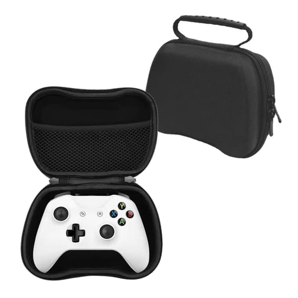 Opbevaringspose til spilcontroller, ridsefast beskyttelseshårdt etui, slagfast bæretaske til controller White