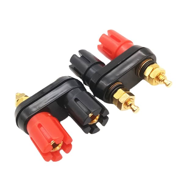 1PC Banankontakter Jack Socket Par Terminal Bindningsstolpe Högtalare DIY-kontakter 5 pack