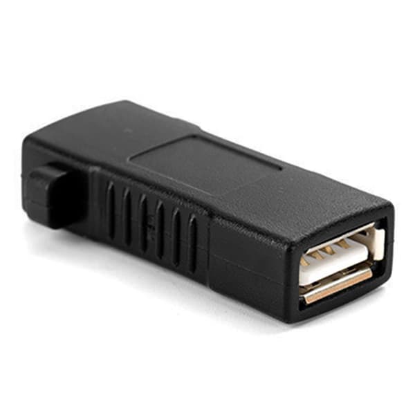 USB Hun til Hun Adapter 2.0 3.0 Hun Til Hun Sokkel Panelmonteringsadapter White
